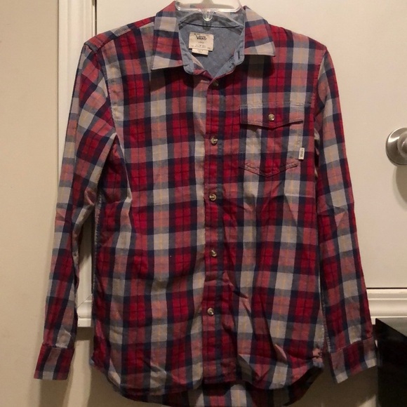 Vans plaid button down shirt - Picture 1 of 5